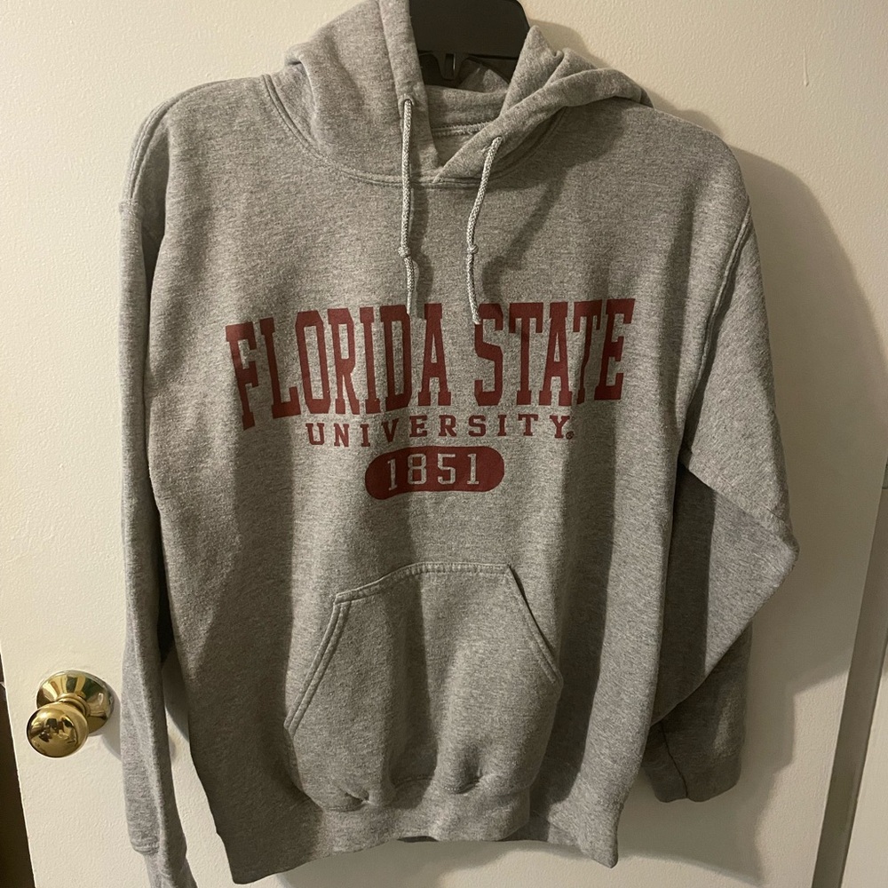 Gray Florida State University Hoodie